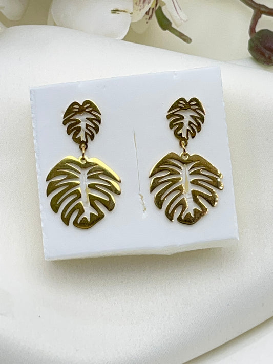 Alâ Monstera Küpe