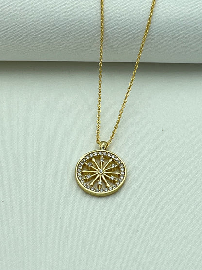 Alâ Vip Zirkon Kolye (Pusula)