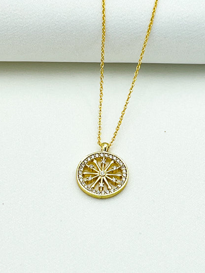 Alâ Vip Zirkon Kolye (Pusula)