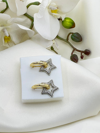 Vip Çok Taşlı Küpe