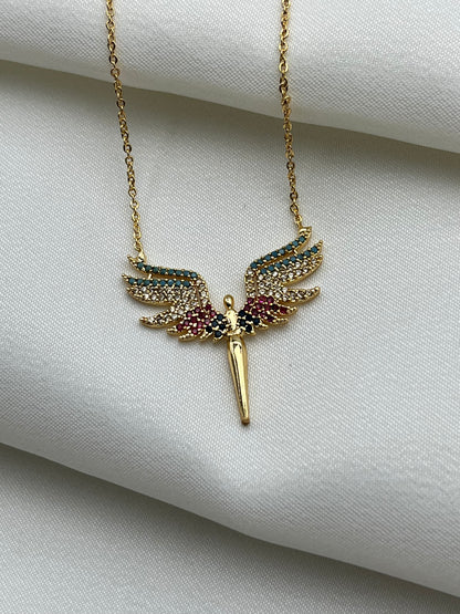 ÂLÂ VİP ZİRKON KOLYE (Melek)