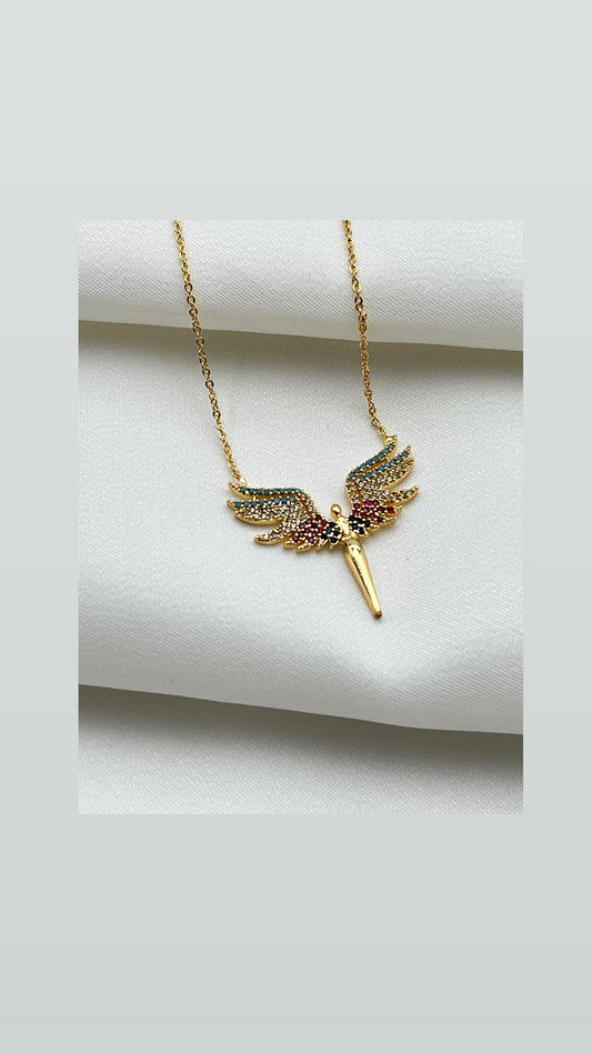 ÂLÂ VİP ZİRKON KOLYE (Melek)