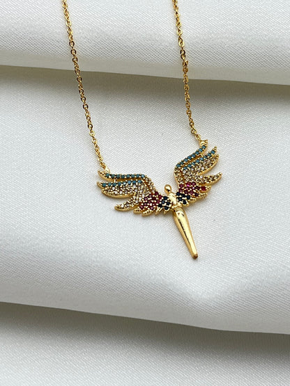 ÂLÂ VİP ZİRKON KOLYE (Melek)