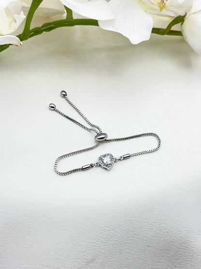 Kalp Marka Bileklik silver