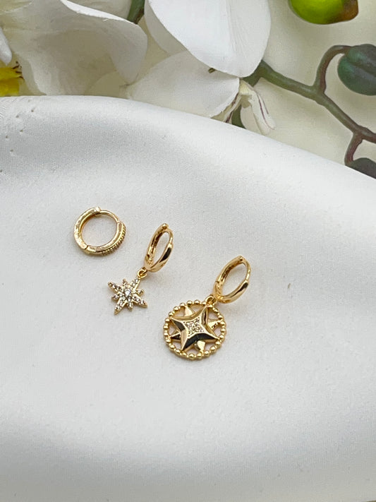 Alâ Gold Style Küpe