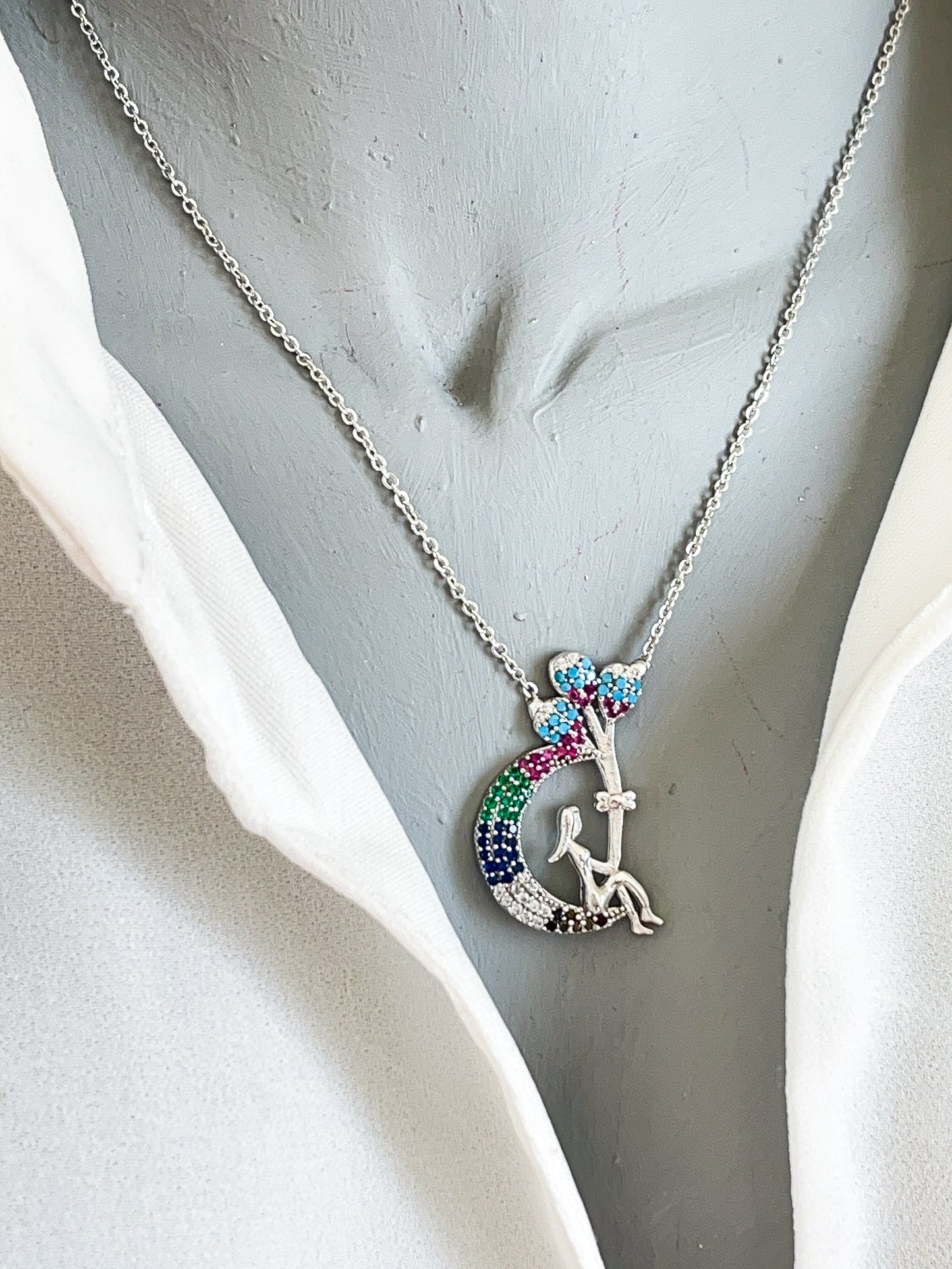 Alâ  Minimal Zirkon Kolye