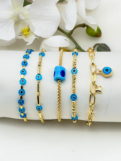 Mega Nazar Bileklik Kombin